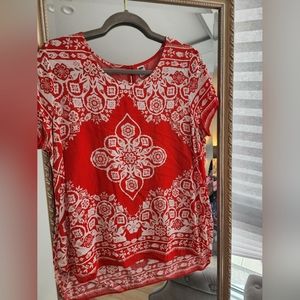 Old Navy Geometric Print Blouse | Size L